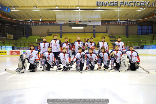 2014-12-07 Hockey Milano Rossoblu U12-Real Torino 0192 Squadra